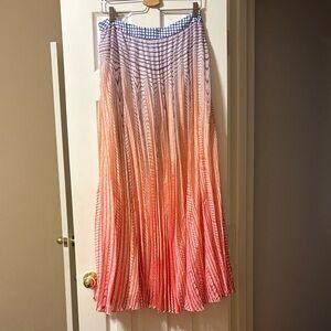 Anthropologie Multicolor A-Line Skirt